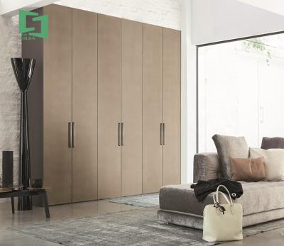 China Eco - Friendly Quality Guaranteed Wooden Bedroom Furniture 6 Door Wardrobe for sale