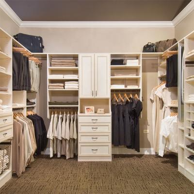 China Guangzhou Reasonable Price Customized Wooden Bedroom Wardrobe Set White Clothes Storage Wardrobe for sale