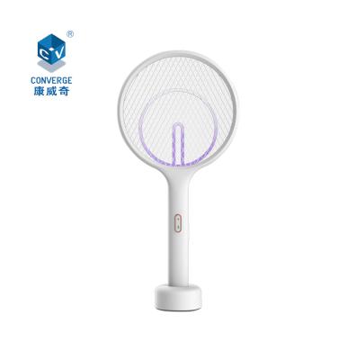 China New Style Eco-Friendly Rechargeable Mosquito Trap Electric Fly Swatter for sale