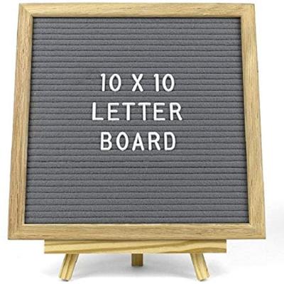 China Europe Felt Letter Board 10*10 Letter Board Information Logo 340 Color Replaceable Letters With Bracket Storage Bag for sale