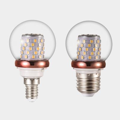 China Office/Farmhouse/Villa/Classic Series E14/E27 5W Hotel Manufacture 187-China Dimming Bubble Round Color Changing Light Bulb for sale