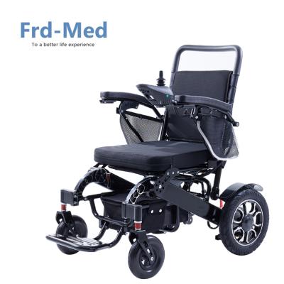 China 2021 Lightweight Portable Folding Aluminum Alloy Amazon Wheelchair Power Electric Wheelchair for sale