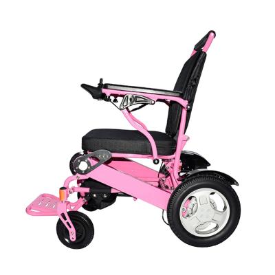 China most popular aerospace titanium-aluminum alloy 7003 high quality wheelchair motor 24v motorized electric wheelchair pink wheelchair for sale