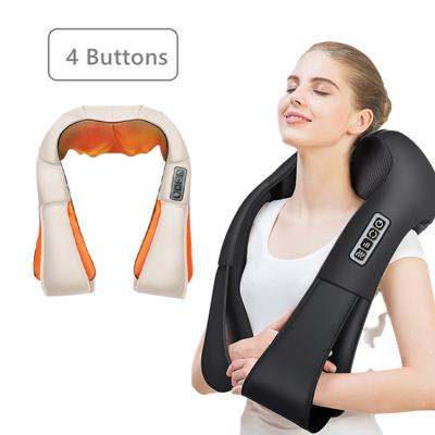 China Deep NECK Kneading 3 Speed ​​Pain Reliedf Warm Shoulder Foot Leg Full Body Muscle Pillow Massager, Neck Massager for sale