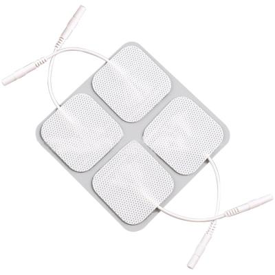 China ABS And Stainless Steel 5x5 Muscle Stimulator Elektrot TEN Unit Adhesive Electrode Pad For EMS for sale