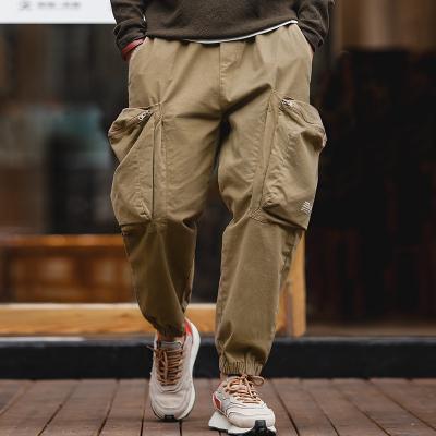 China Maden Hot Sale American Vintage Breathable Big Pocket Cargo Pants Men Work Casual Pants for sale