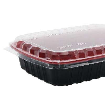 China Good Quality Foood Boxes Recyclable Hot Selling Plastic Takeaway Box Designer for sale