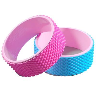 China Wholesale Home Gym Sporting Goods Cozy Fitness Pilates Yoga Exercise Cozy PU Perfect Yoga Wheel for sale