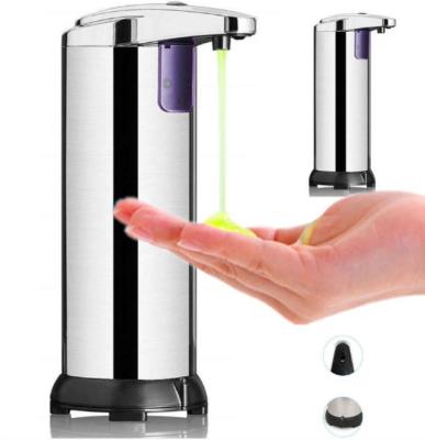 China Eco-friendly Wholesale Stainless Steel Multi Automatic Foam Soap Dispenser Liquid Capacity Hand Soap Dispenser for sale