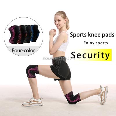 China Wholesale Retail Durable Manufacturer Custom Adjustable Amazon Elastic Knitted Compression Knee Pads Knee Support With Belt for sale