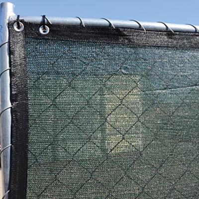 China With Black Bands Garden Used Green/Black Knitted Shade Cover Privacy Mesh Screen For Fence for sale