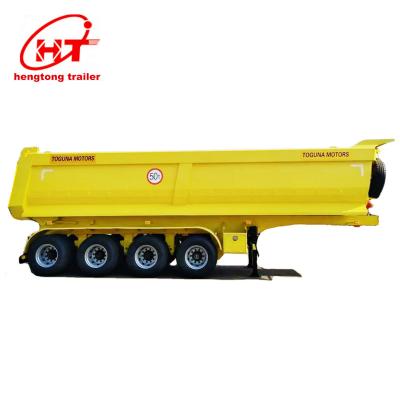 China Truck Trailer Gold Enterprise Trailer Factory Produce Dump Trailer Trucks Hot Selling for sale