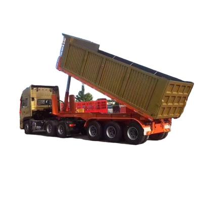 China Truck Trailer Made In China Hydraulic Pumps Sinotruck Dump Trucks Body Semi Trailer For Sale for sale