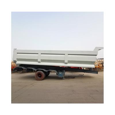 China Truck Trailer Manufacturer Supplier Full Metal U Shaped Dump Trucks Auto Semi Trailer for sale