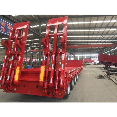 China Tri Axle Small Tow Semi-Trailers Trucks For Sale Latest Safety Flatbed Truck Trailer for sale