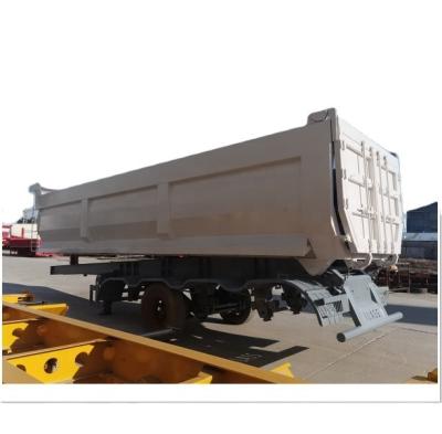 China China Factory 3 Axle Dump Semi Trailer U Type Rear Bucket Dump Truck Trailer Truck for sale