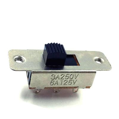 China SS-23E29 Stainless Steel 6 Position Micro Slide Switch 3 Pin Electrical Slide Switch 2P3T for sale