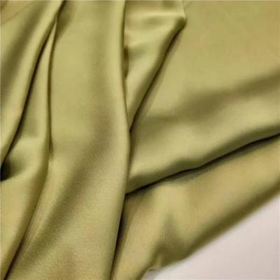 China Sustainable Ready To Ship In 130gsm Air Current Colored Cylinder Dyeing 100%Acetate Satin Fabric For Lining for sale