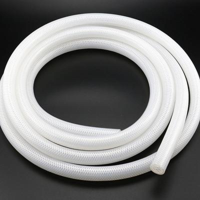 China Machine Braid Liquid Silicone Rubber Eco - Friendly Soft Hose Reinforced Silicone Tube for sale