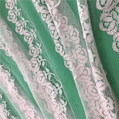 China Wholose dress quality viable elastic for underwear lace fabric new lace design fabric for sale