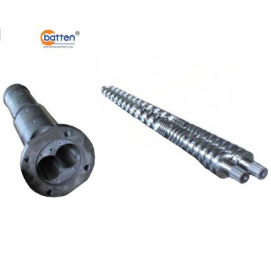 China Factory KMD50/103 Tapered Twin Screw Barrel For KRAUSS MAFFEI Extruder For PVC Extruder for sale