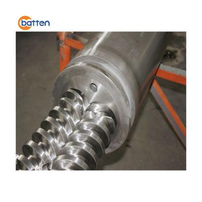 China PVC 110x28 Plastic Parallel Twin Screw Barrel For Plastic Extruder Machine for sale