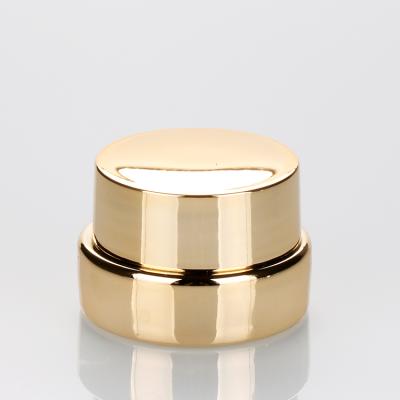 China Gold 5g Cosmetic Makeup Eyeshadow Jar Custom Nail Plastic Empty Packaging Containers for sale