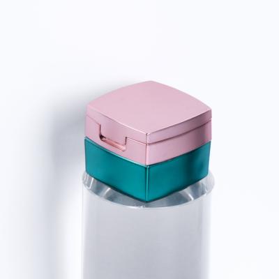 China New Small Square Nail 5g Cosmetic Cream Jar Custom Acrylic Gel Nail Container For UV Gel for sale