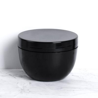 China New Large Plastic Packaging 250g Cosmetic Black Gel Polish Jars UV Gel Glue Container Free Sample for sale