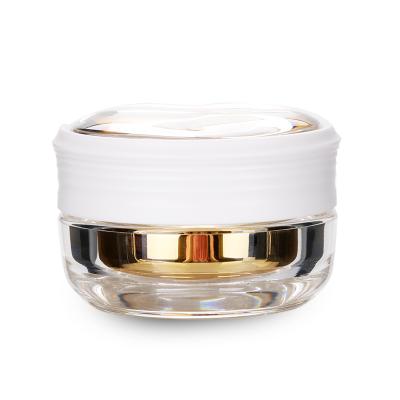 China Small 5g 10g Cream Color Gel Polish Cosmetic Acrylic High Quality Double Jar Wall Polish for sale