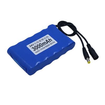 China Consumer Electronics 18650 Rechargeable Battery 6S1P 24v 3000mah Lithium Ion Battery Pack for sale