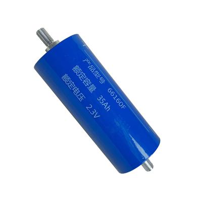 China Golf Carts Cylindrical Long Cycle Life 2.3V 66160 35Ah 40Ah LTO Lithium Titanate Battery Cell for sale