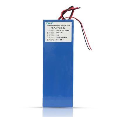 China Electric Bicycles/Scooters Factory 36V e Bike Battery 14Ah Lithium Ion Battery Pack for sale