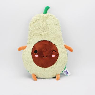 China Cheap Promotional Baby Plush Cars Home Office Hotel Free Sample Cute Soft Stuffed Kids Toy Avacudo Shaped Avocado Plush Toy for sale