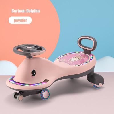 China New 2021 Friction Toy The Children's Swing Car , Plastic Swing Tornado for sale