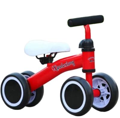 China Kids Bike Balance Bike 2021 New Model 4 Wheel Steel Frame Kids Children Blance Bike For 1-4 Years Old for sale