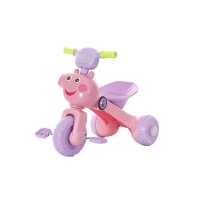 China Ride On Toy Competitive Price Hot Sale Pig Pecs Style Baby Tricycle Pedal Motor Trike Small For Kids for sale