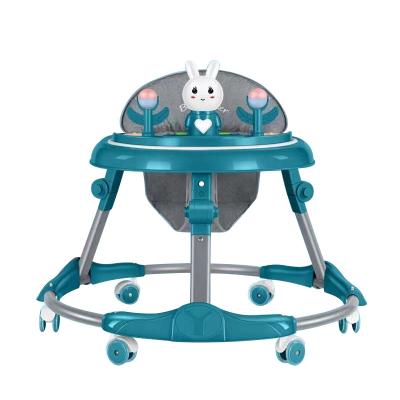 China Baby Walker Easy Folding Portable Baby Walker With Music Dinner Dish Wheel Silent Folding Anti-Roll 360 Degrees Turn To Male And Female For Baby for sale