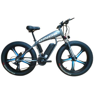 China Wholesale Hot Sale Aluminum Alloy 26 Inch Mountain Bike 21 Speed ​​36V 48V 8AH/13AH Lithium Battery Electric Bicycle 350W/500W for sale