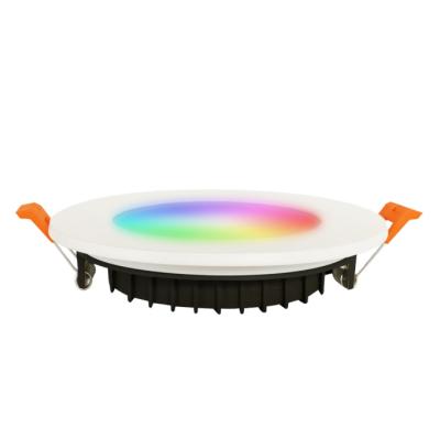 China APP Control / Voice Control Smart APP WiFi LED Ceiling Round Panel Light For Office Building for sale