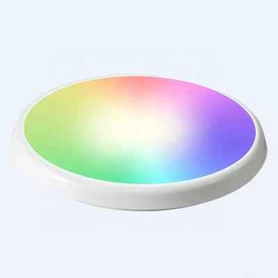 China Alexa 1.57in IP54 24W 2400lm RGB Voice Control Lightest 40mm, WW Ceiling Light, Smart Voice Control Sync Music for sale