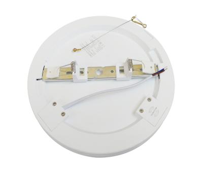 China EUROPEAN Design Gorgeous Height DIP 3CCT Adjustable Switch Open Surface Mounted Round Square Ceiling Panel Light with Motion Sensor for sale