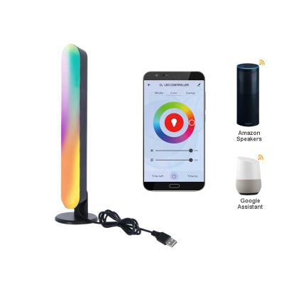 China Fasion Light Bulb Ambient Bar RGB Magic Wifi Smart Lamp with smart APP control,two wifi connection ways and BK for sale