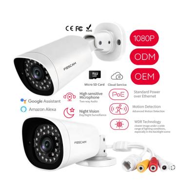 China NIGHT VISION Foscam OEM ODM Motion Detection Alarm P2P Network Camera bullet 1080p full hd poe video camera for sale