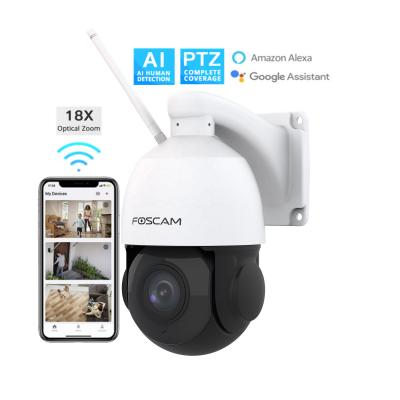 China Foscam 18x NIGHT VISION Night Vision Optical Camera Alarm Detection Wireless Outdoor WiFi Security Cameras Compatible with Alexa for sale