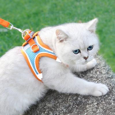 China Durable Cat Chest Leash Vest Reflective Strap Prevent Loose Breathable Outdoor Dog Leash for sale