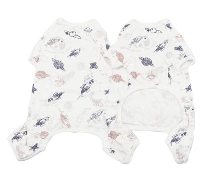 China Wholesale Stocked Cute House Apparel Corgi Teddy Dog Clothes Cotton Pet Pajamas Dog Clothes for sale
