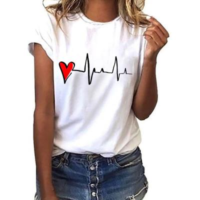 China Wholesale New Factory Design Anti-Wrinkle Neck Round Short Sleeve T-shirt Good Quality Cotton for sale