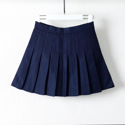 China Women Vintage Anti-Static Cute And Elegant Wrap Pleated Mini Skirt for sale