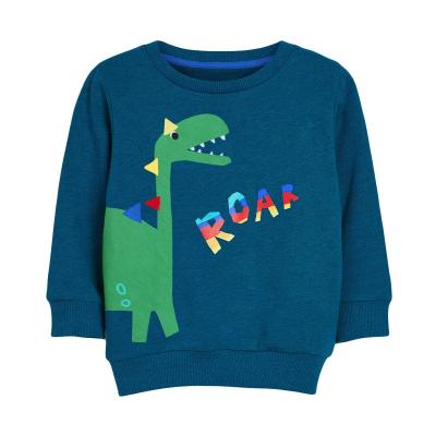 China Fleece Dinosaur Design Reversible Super Soft Cotton Sweatshirt Autumn 6Years Hoodies Teen Boy for sale